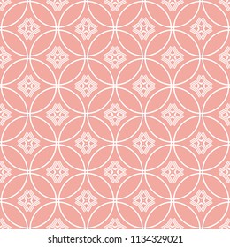 Abstract seamless pattern of Wax flower pink color for wallpapers and background.