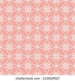 Abstract seamless pattern of Wax flower pink color for wallpapers and background.