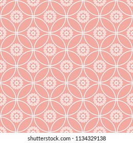 Abstract seamless pattern of Wax flower pink color for wallpapers and background.