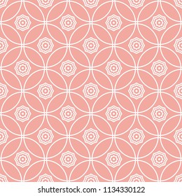 Abstract seamless pattern of Wax flower pink color for wallpapers and background.