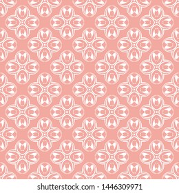 Abstract seamless pattern of Wax flower pink color for wallpapers and background.