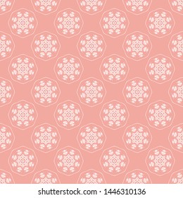 Abstract seamless pattern of Wax flower pink color for wallpapers and background.