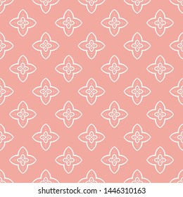 Abstract seamless pattern of Wax flower pink color for wallpapers and background.