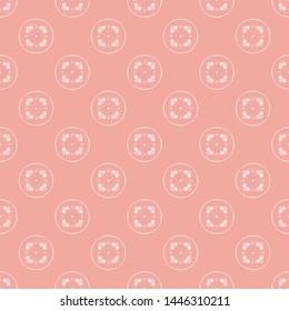 Abstract seamless pattern of Wax flower pink color for wallpapers and background.