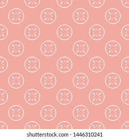 Abstract seamless pattern of Wax flower pink color for wallpapers and background.