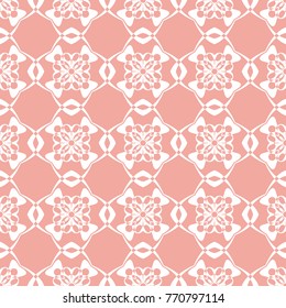 Abstract seamless pattern of Wax flower pink color for wallpapers and background.