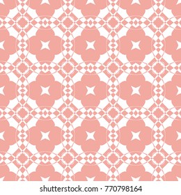 Abstract seamless pattern of Wax flower pink color for wallpapers and background.