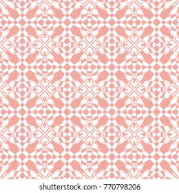 Abstract seamless pattern of Wax flower pink color for wallpapers and background.