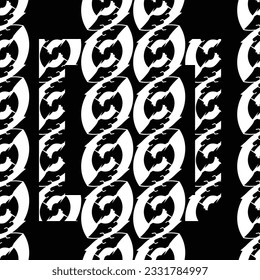 abstract seamless pattern with white abstract beans; beans abstract ornament repetition