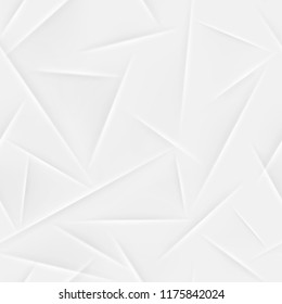 Abstract seamless pattern in white colors