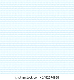 Abstract seamless pattern with white geometric element on blue background. Multicolor ornament for wallpaper, web page, textures, fabric, textile. Decorative vector illustration.