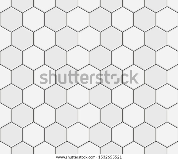 Abstract Seamless Pattern White Gray Ceramic Stock Vector Royalty