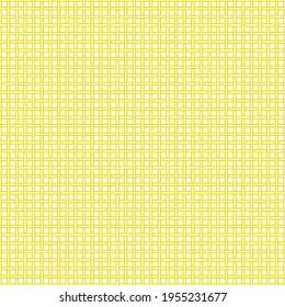 Abstract Seamless Pattern Yelllow Doodle Geometric Figures Background Vector