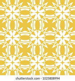 Abstract seamless pattern of yellow color for wallpapers and background.
