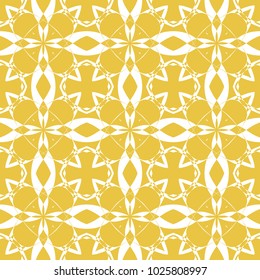 Abstract seamless pattern of yellow color for wallpapers and background.
