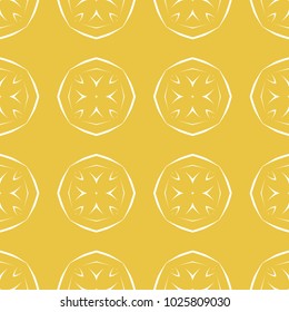 Abstract seamless pattern of yellow color for wallpapers and background.
