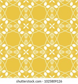 Abstract seamless pattern of yellow color for wallpapers and background.
