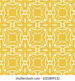 Abstract seamless pattern of yellow color for wallpapers and background.
