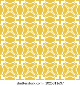 Abstract seamless pattern of yellow color for wallpapers and background.