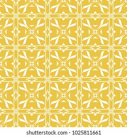 Abstract seamless pattern of yellow color for wallpapers and background.