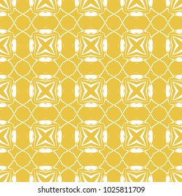 Abstract seamless pattern of yellow color for wallpapers and background.