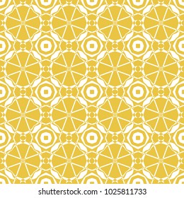 Abstract seamless pattern of yellow color for wallpapers and background.