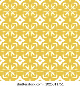 Abstract seamless pattern of yellow color for wallpapers and background.