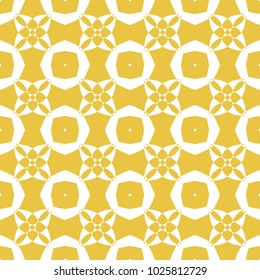 Abstract seamless pattern of yellow color for wallpapers and background.