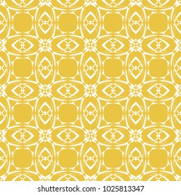 Abstract seamless pattern of yellow color for wallpapers and background.