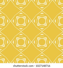 Abstract seamless pattern of yellow color for wallpapers and background.
