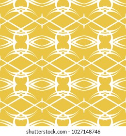 Abstract seamless pattern of yellow color for wallpapers and background.
