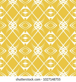 Abstract seamless pattern of yellow color for wallpapers and background.
