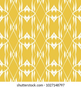 Abstract seamless pattern of yellow color for wallpapers and background.
