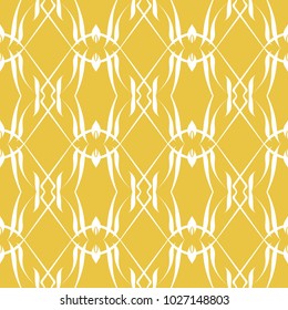 Abstract seamless pattern of yellow color for wallpapers and background.
