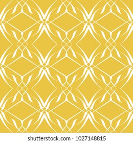 Abstract seamless pattern of yellow color for wallpapers and background.
