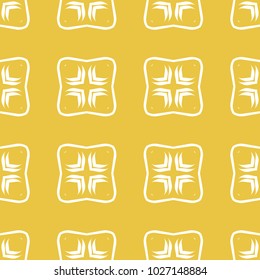 Abstract seamless pattern of yellow color for wallpapers and background.
