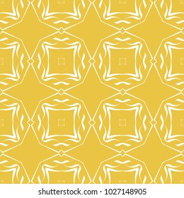 Abstract seamless pattern of yellow color for wallpapers and background.
