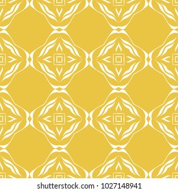 Abstract seamless pattern of yellow color for wallpapers and background.
