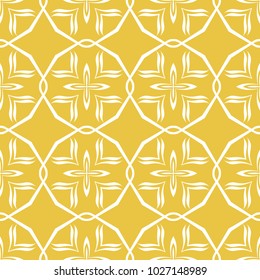 Abstract seamless pattern of yellow color for wallpapers and background.
