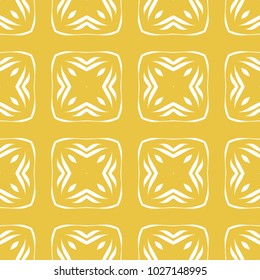 Abstract seamless pattern of yellow color for wallpapers and background.
