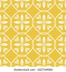 Abstract seamless pattern of yellow color for wallpapers and background.
