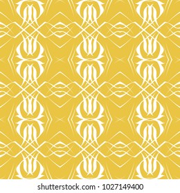 Abstract seamless pattern of yellow color for wallpapers and background.
