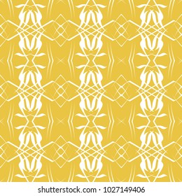 Abstract seamless pattern of yellow color for wallpapers and background.
