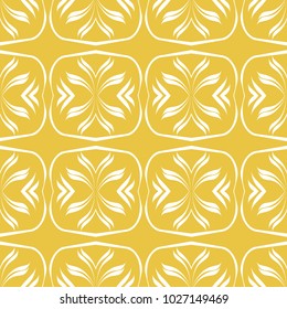Abstract seamless pattern of yellow color for wallpapers and background.
