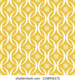 Abstract seamless pattern of yellow color for wallpapers and background.
