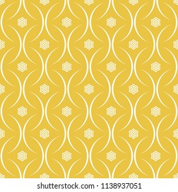 Abstract seamless pattern of yellow color for wallpapers and background.