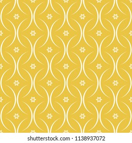 Abstract seamless pattern of yellow color for wallpapers and background.