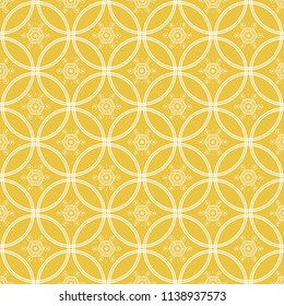 Abstract seamless pattern of yellow color for wallpapers and background.
