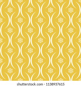 Abstract seamless pattern of yellow color for wallpapers and background.