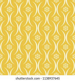 Abstract seamless pattern of yellow color for wallpapers and background.